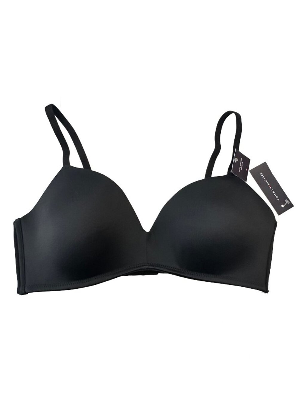 New Tommy Hilfiger Micro Wireless Bralette, Black, Size 36C (Discontinued)
